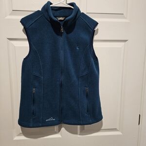 Eddie Bauer Teal Fleece Vest